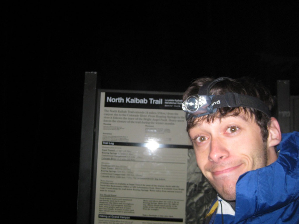 Me at the start of the hike, North Kaibab Trail. Me at the start of the hike, North Kaibab Trail.