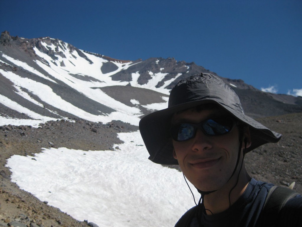 Coming down, I donned my ridiculous-but-awesome sun hat.