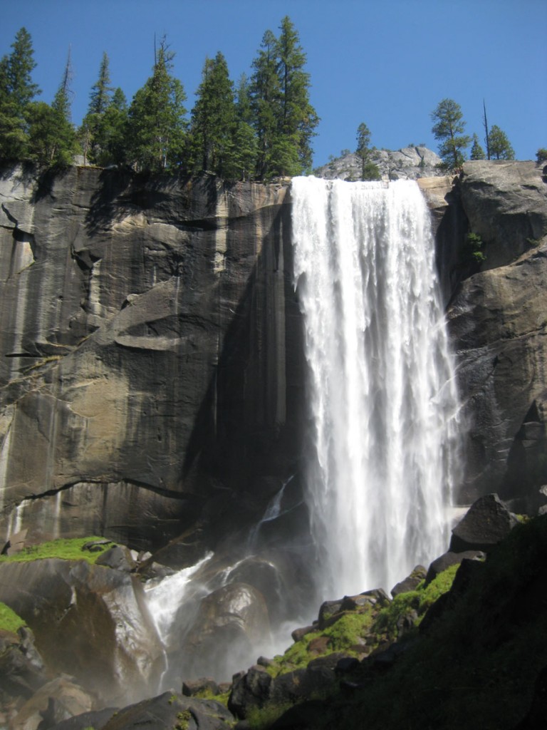 Vernal Falls along the Mist Trail.