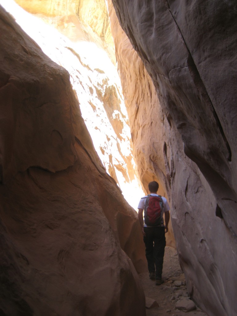 Narrows of Little Wild Horse Canyon.