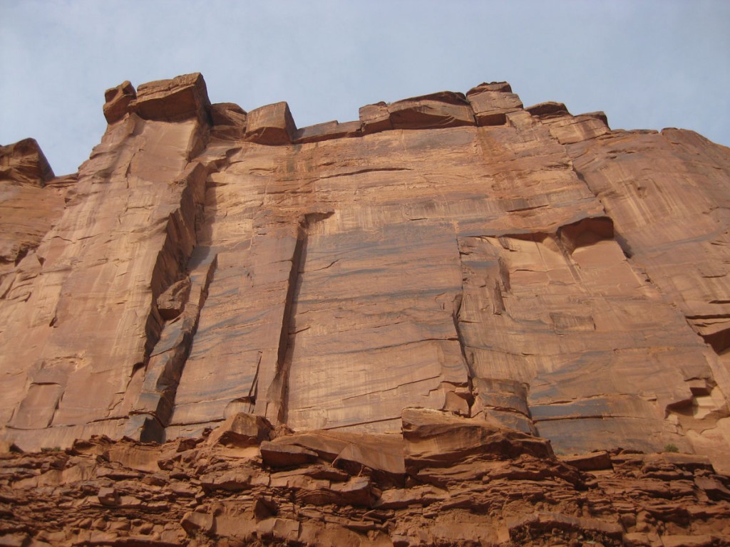 The cliffs on Parriott Mesa