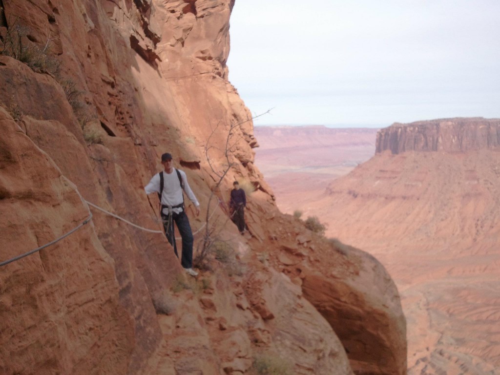 Russ and I on the fixed lines.