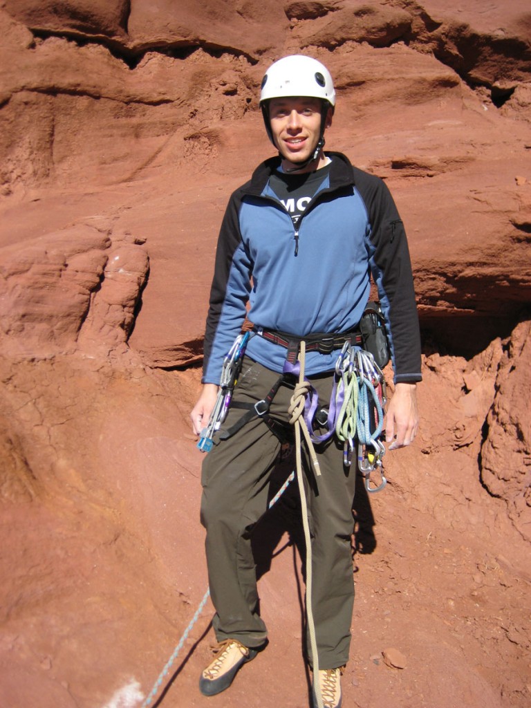 Me, all racked up and ready to go. I think I was also really cold. Me, all racked up and ready to go. I think I was also really cold.