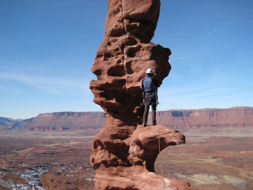 Me at the base of the summit pinnacle.  Me at the base of the summit pinnacle.
