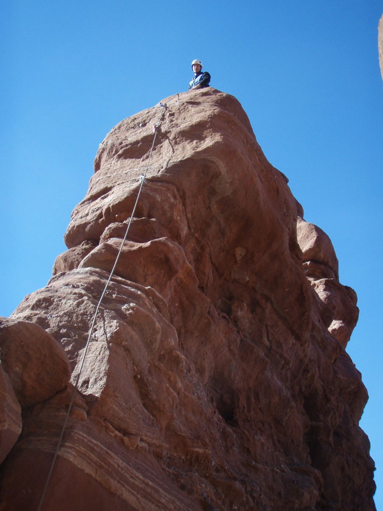 Pitch 3, and me at the top of it. Pitch 3, and me at the top of it.