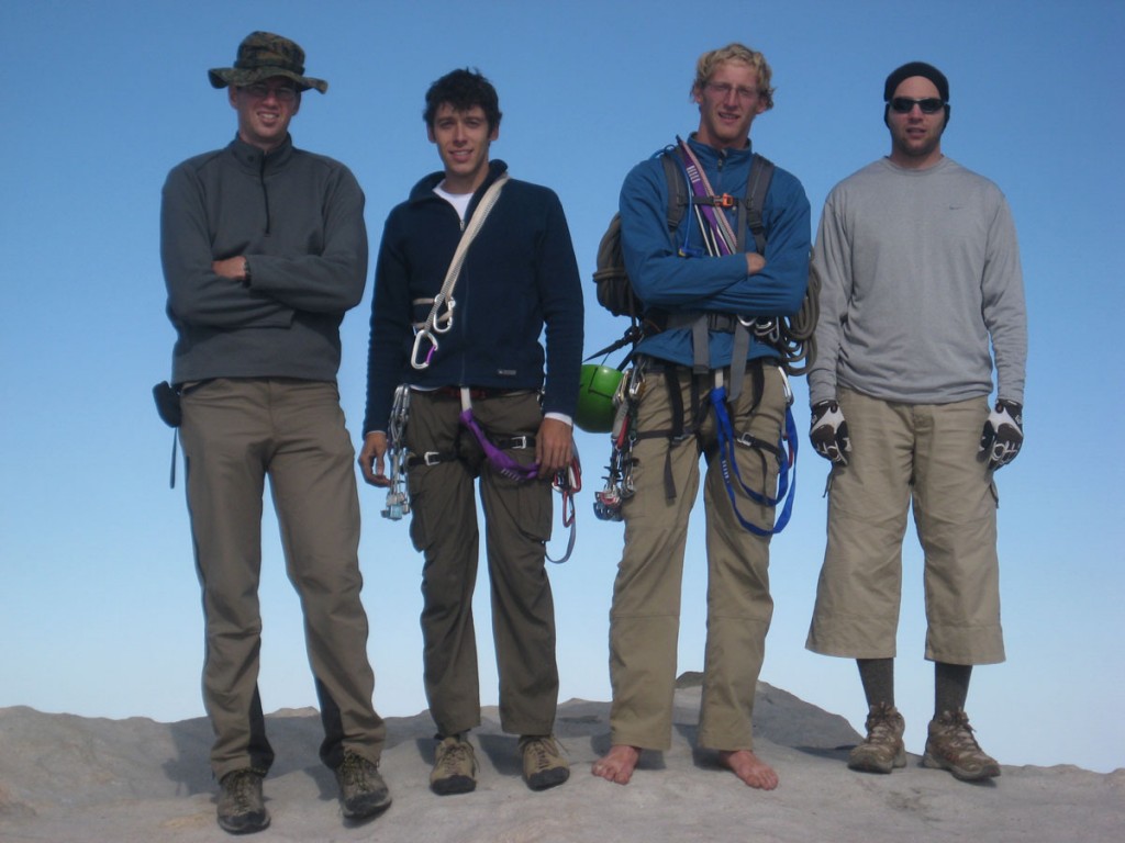 Mike, Me, Jonny, and Matt on top. Mike, Me, Jonny, and Matt on top.